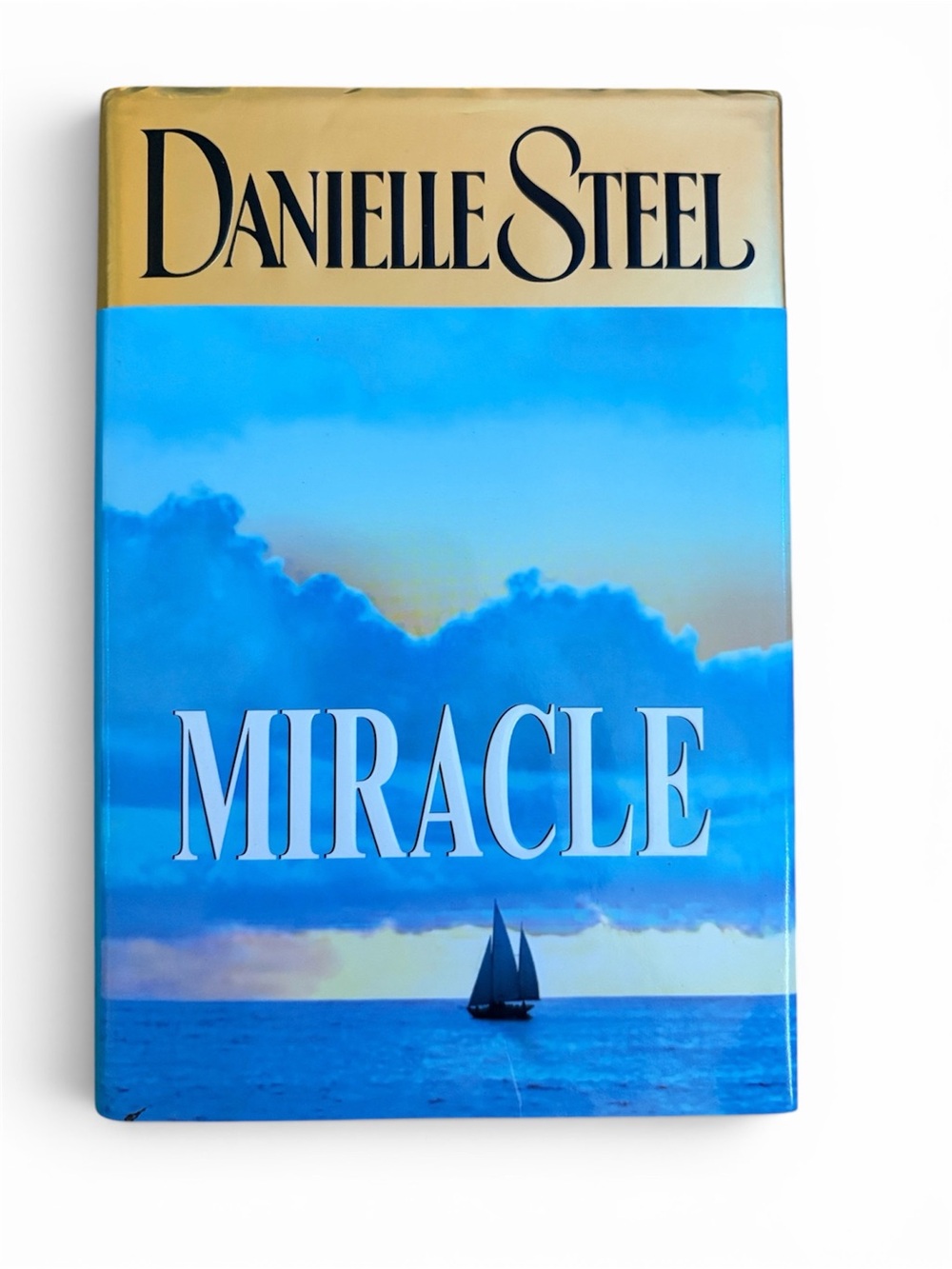 Danielle Steel "Miracle" Hardcover - Blue and Gold Cover